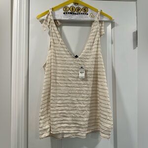 Shoulder tie gold tank